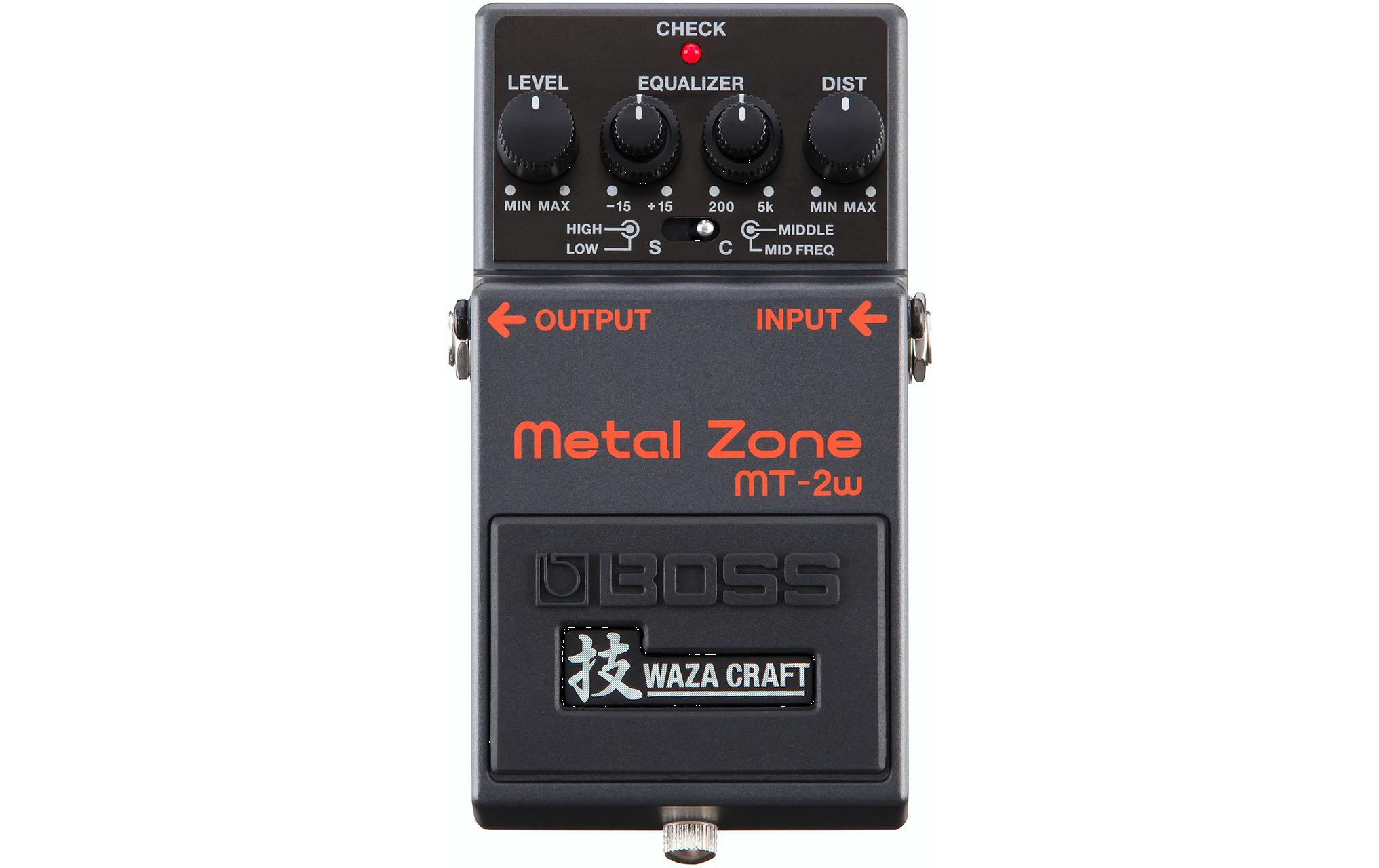 Pedal MT-2W<br>Eine High-Gain-Ikone als innovative Waza-Weiterentwicklung