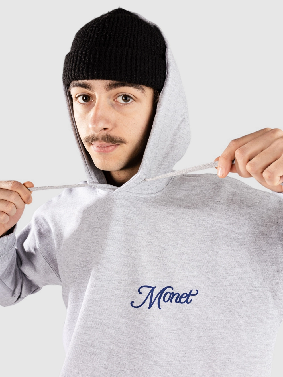 Monet Skateboards Old Money Hoodie ash