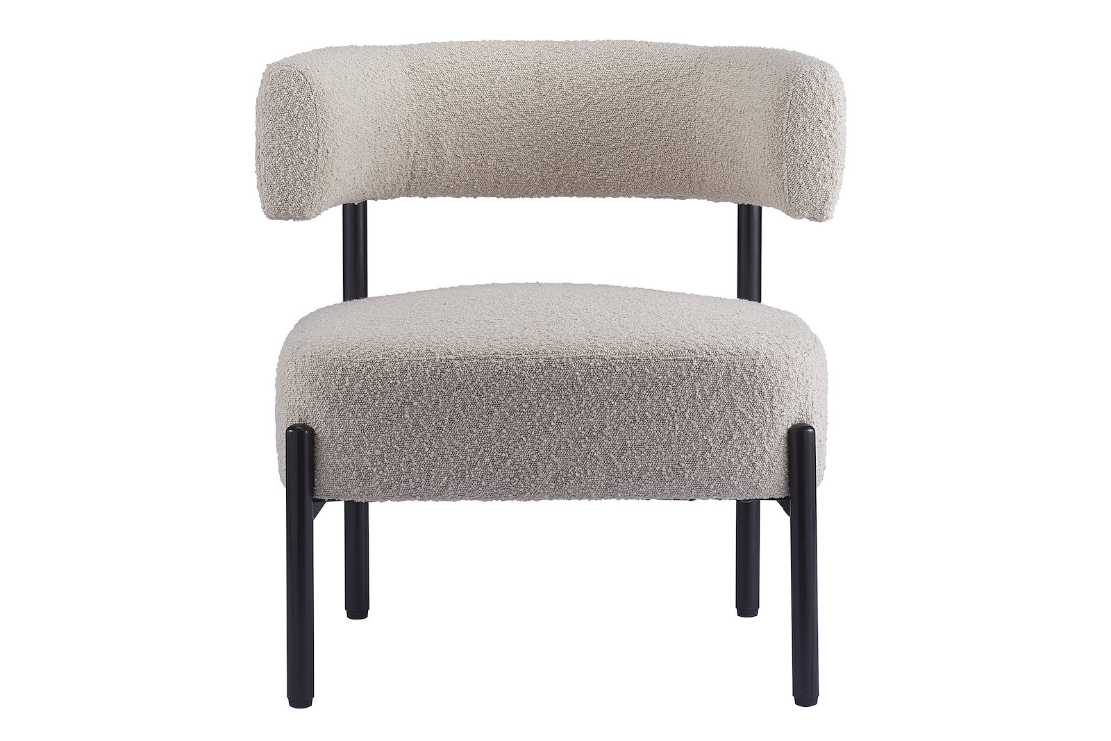 Jenny hvilestol Beige med armlene og metallben.