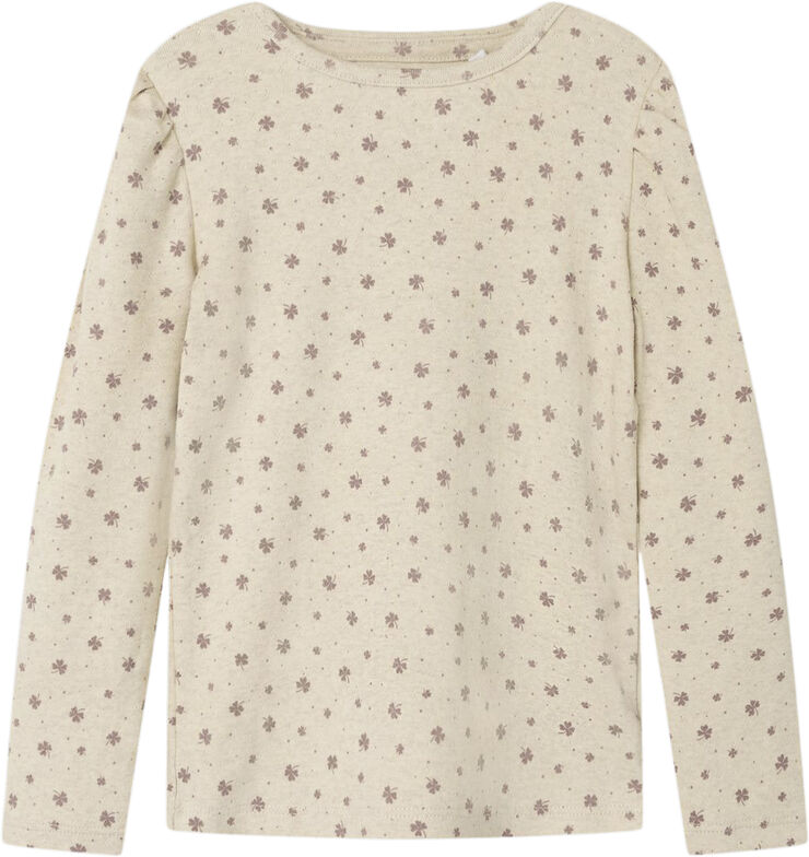 Name It NMFNOELLA LS SLIM TOP Peyote melange