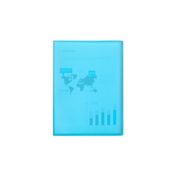 LiderPapel Capa Catalogo 80 Bolsas A4 Translucida Azul Ec93 - A00058.01