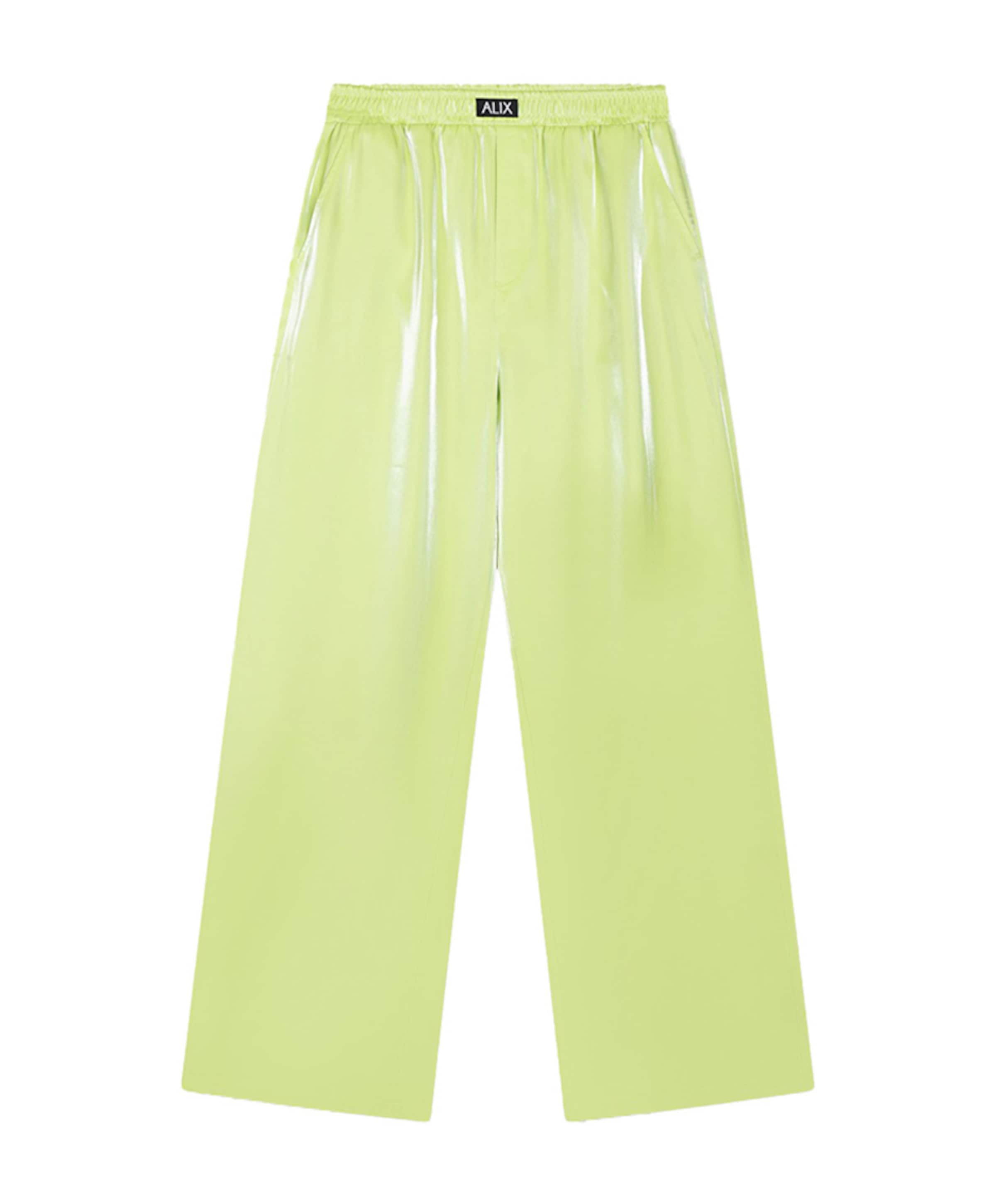 Alix The Label MIX SHINE dames broek geel