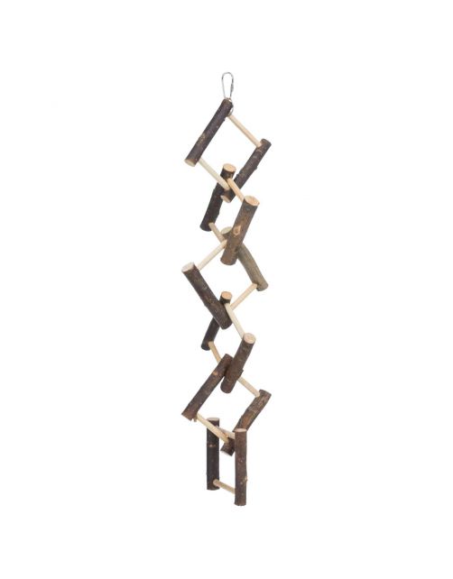 Trixie Natural Living Schots-En-Scheef 12 Treden - Vogelspeelgoed - 58 cm