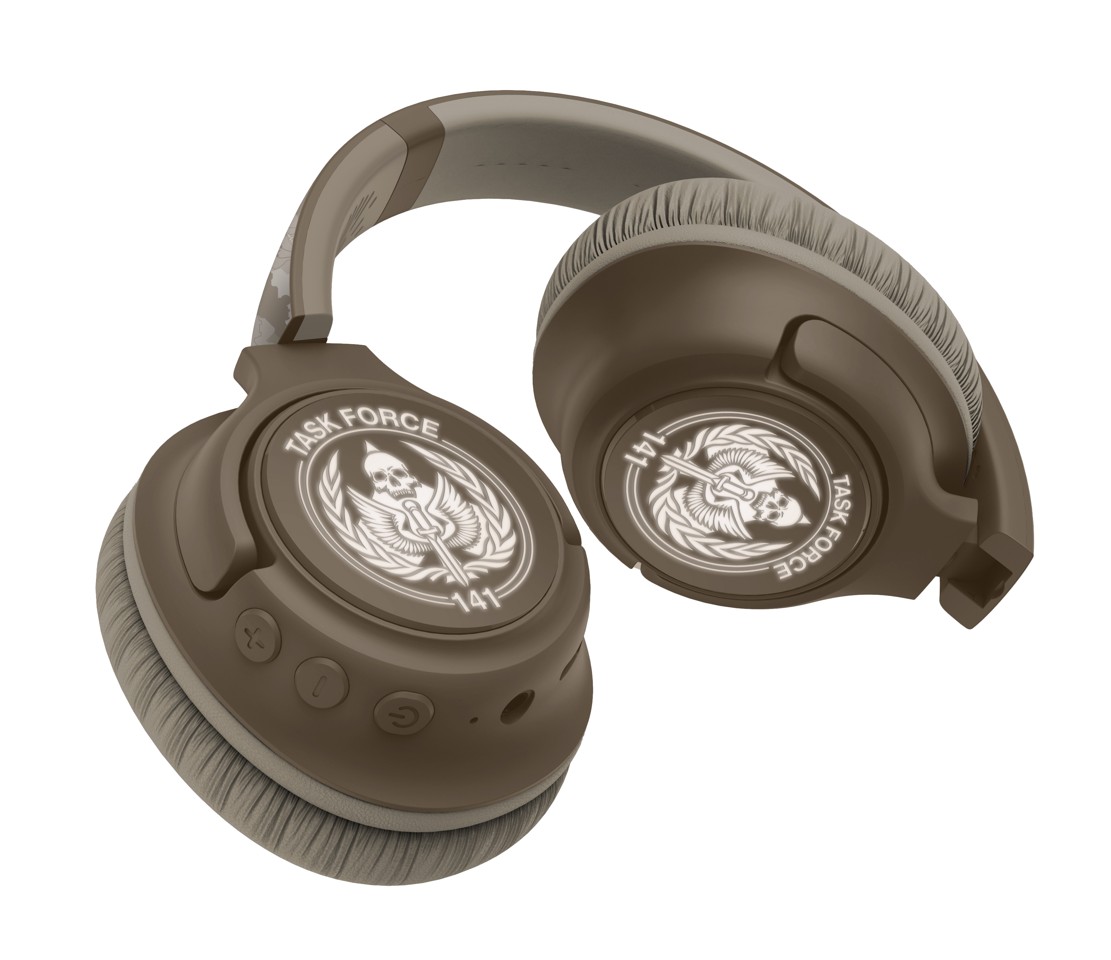 OTL - Call of duty wireless green camo hedphones withn LED backlight