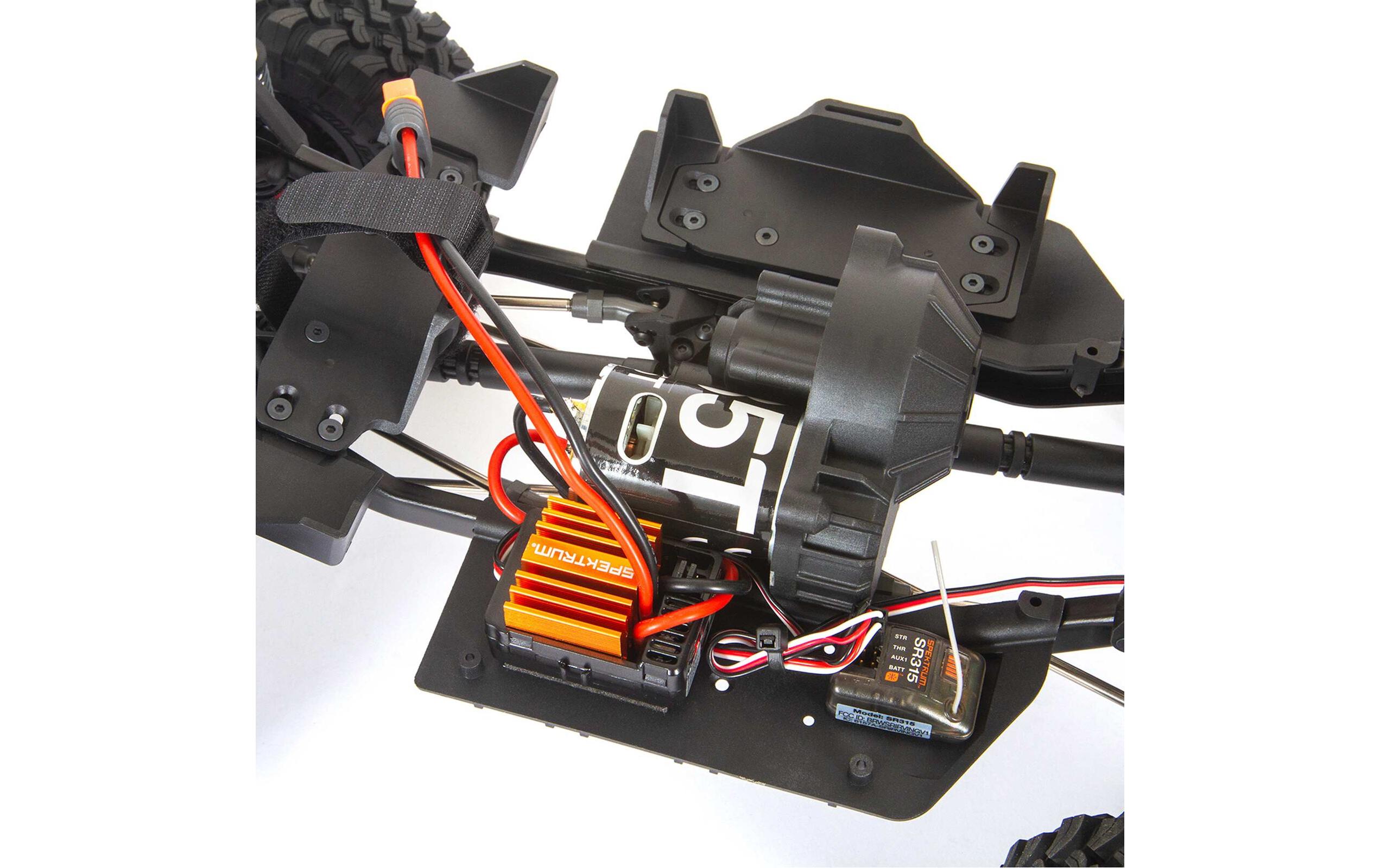 Scale Crawler SCX10 III Base Camp Grau 1:10, ARTR<br>SCX10II Rockcrawler Basis Ausführung mit Spektrum Technik