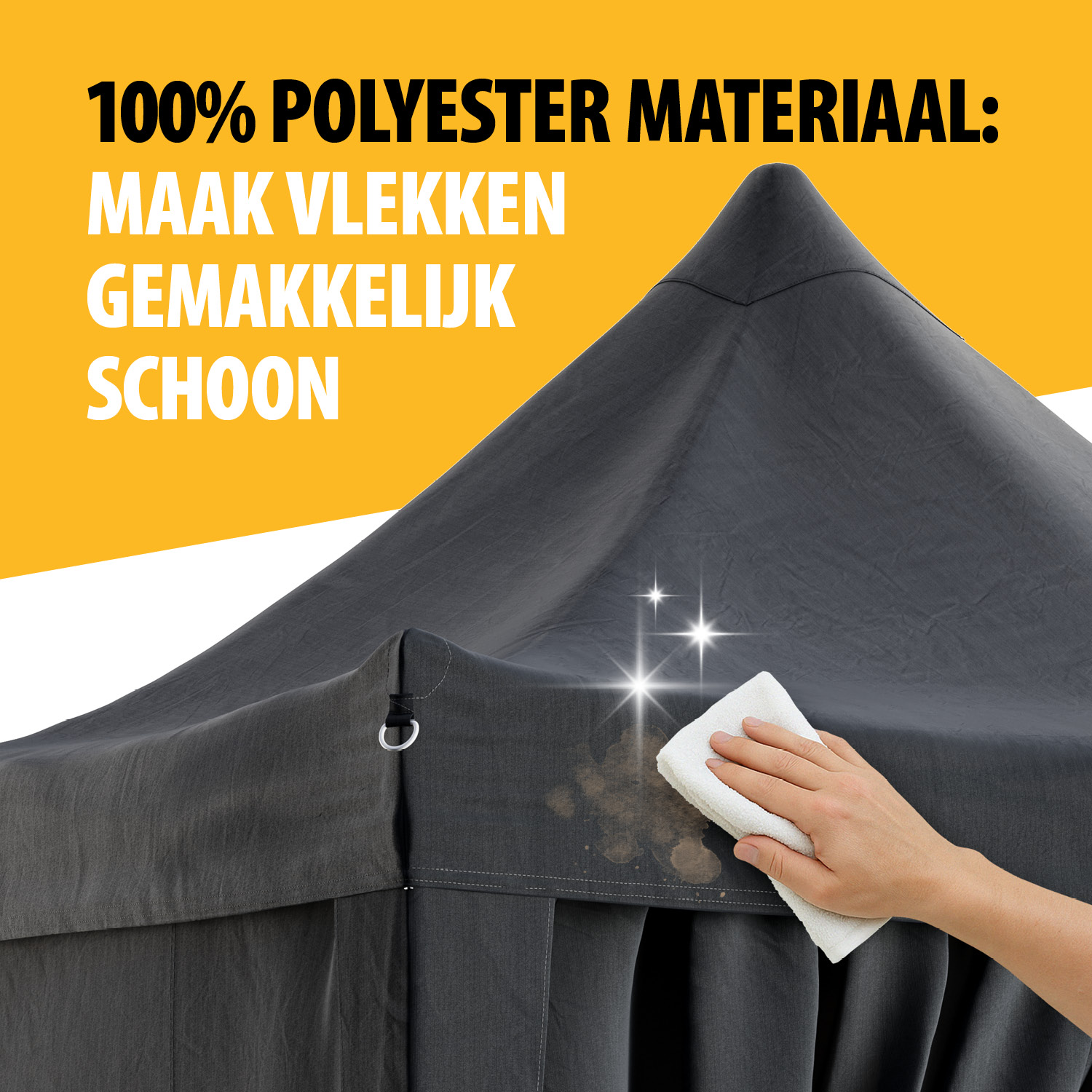Tristar PT-7810 Easy Up Premium Partytent - 3 x 3 meter