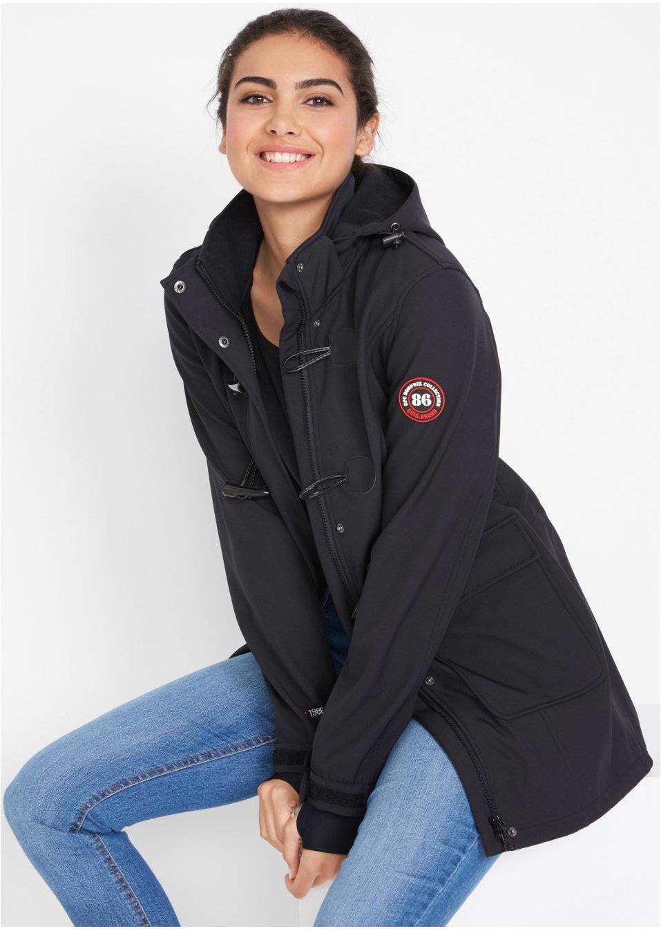 Veste duffel-coat softshell