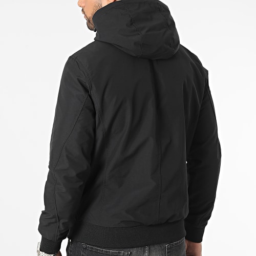 Veste Zippée Capuche Slim Fit Noir