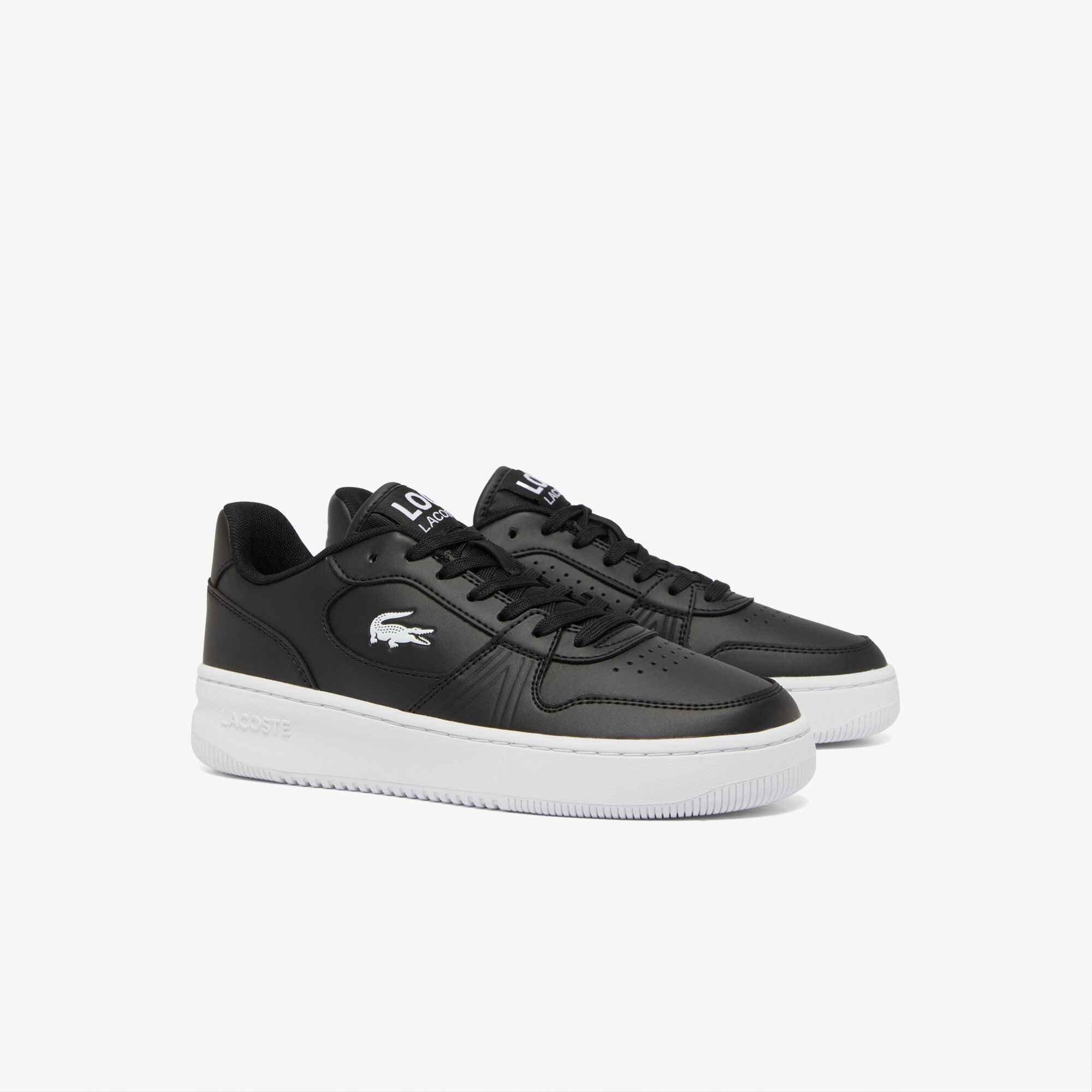 Lacoste T-Clip Set Leather Trainers Juniors