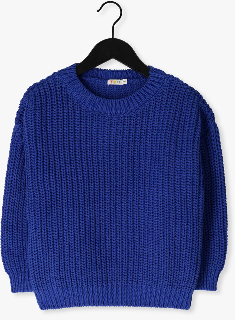 YUKI KIDSWEAR kobalt yuki kidswear trui chunky knitted sweater