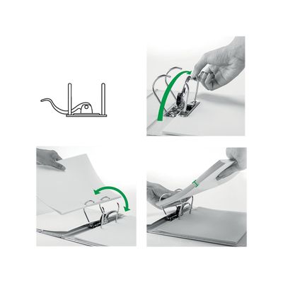 Leitz 180° Active Cozy - Classeur à levier - Dos 50 mm - A4 - bleu