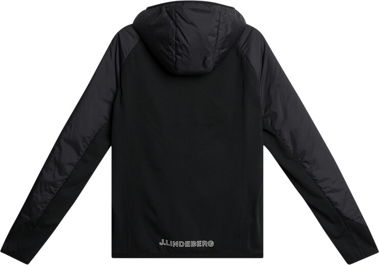 J. Lindeberg Shawn Hybrid Hooded Jacket Sort