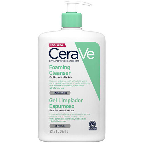 Cerave - Foaming Cleanser For Normal To Oily Skin