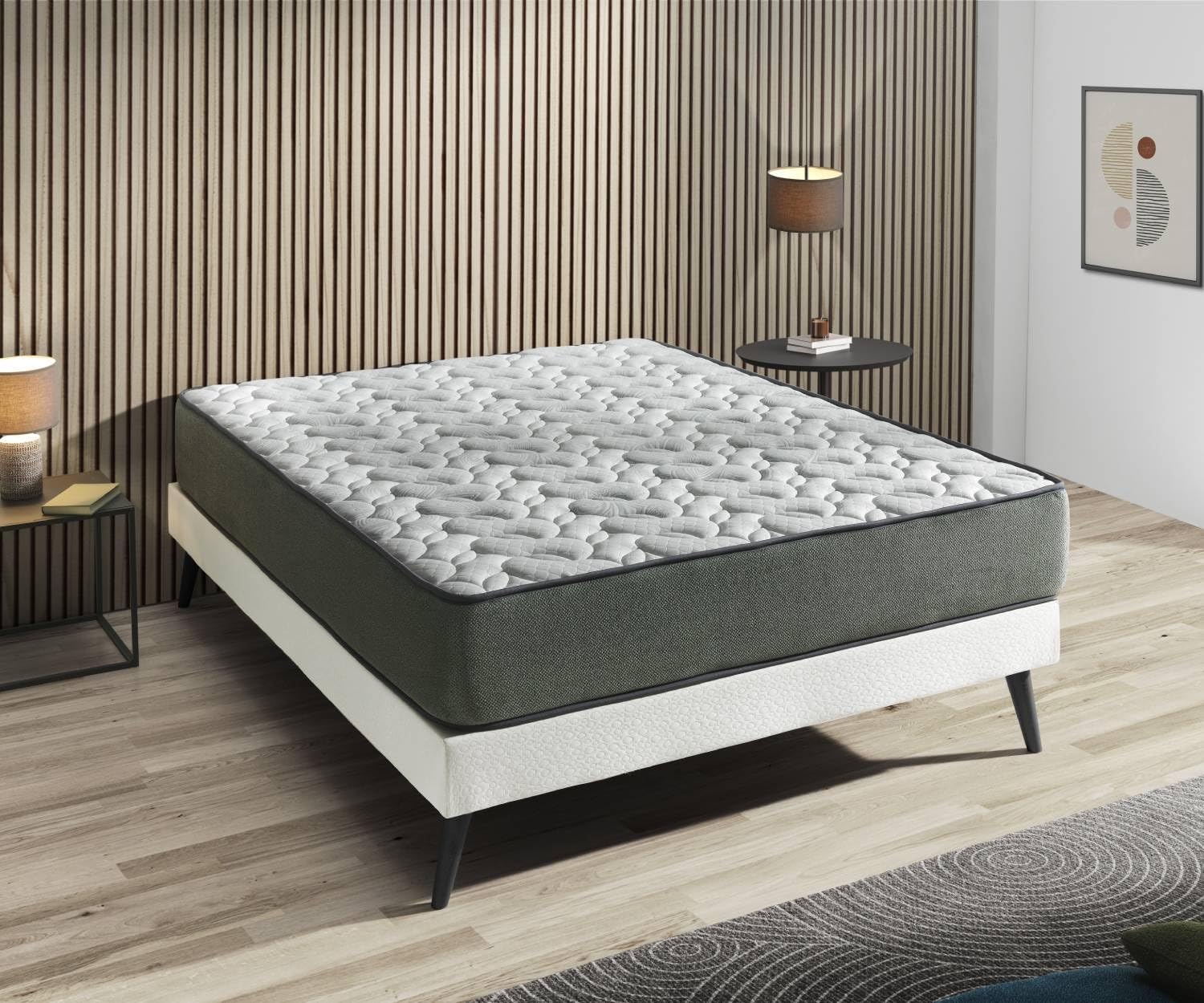 DORMISSIMO Matratze 80x190 Gamma Hohe 26 cm H3-Viskoelastik Reduktion der Druckpunkte