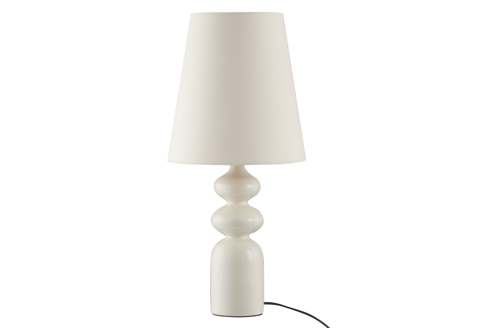 Seoul bordlampe Beige med beigefarget skjerm