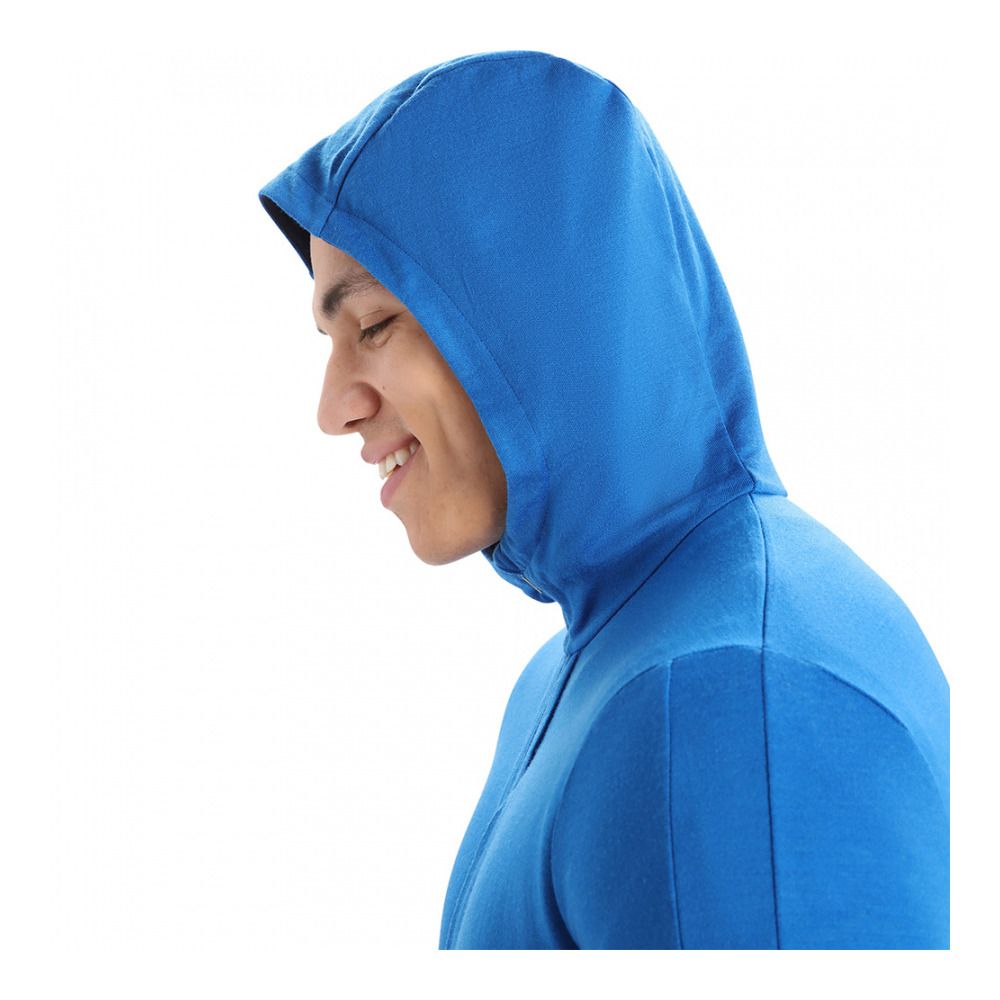 Icebreaker QUANTUM III - Sweat Homme lazurite/royal navy