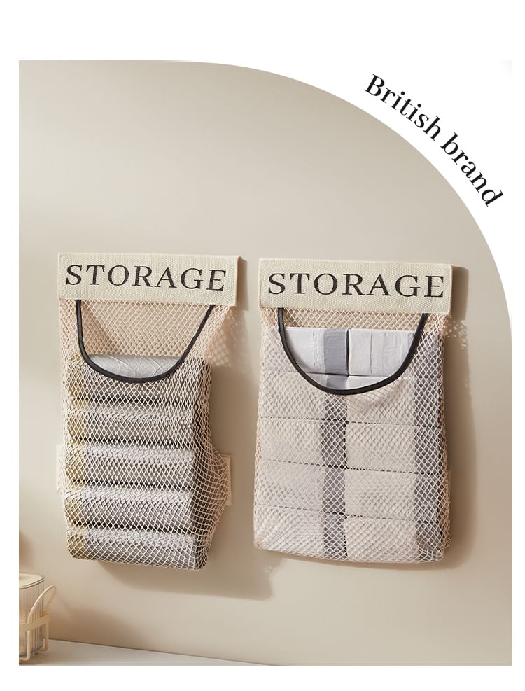 Worthbuy - Print Zelfklevende Mesh Hangende Organizer vard