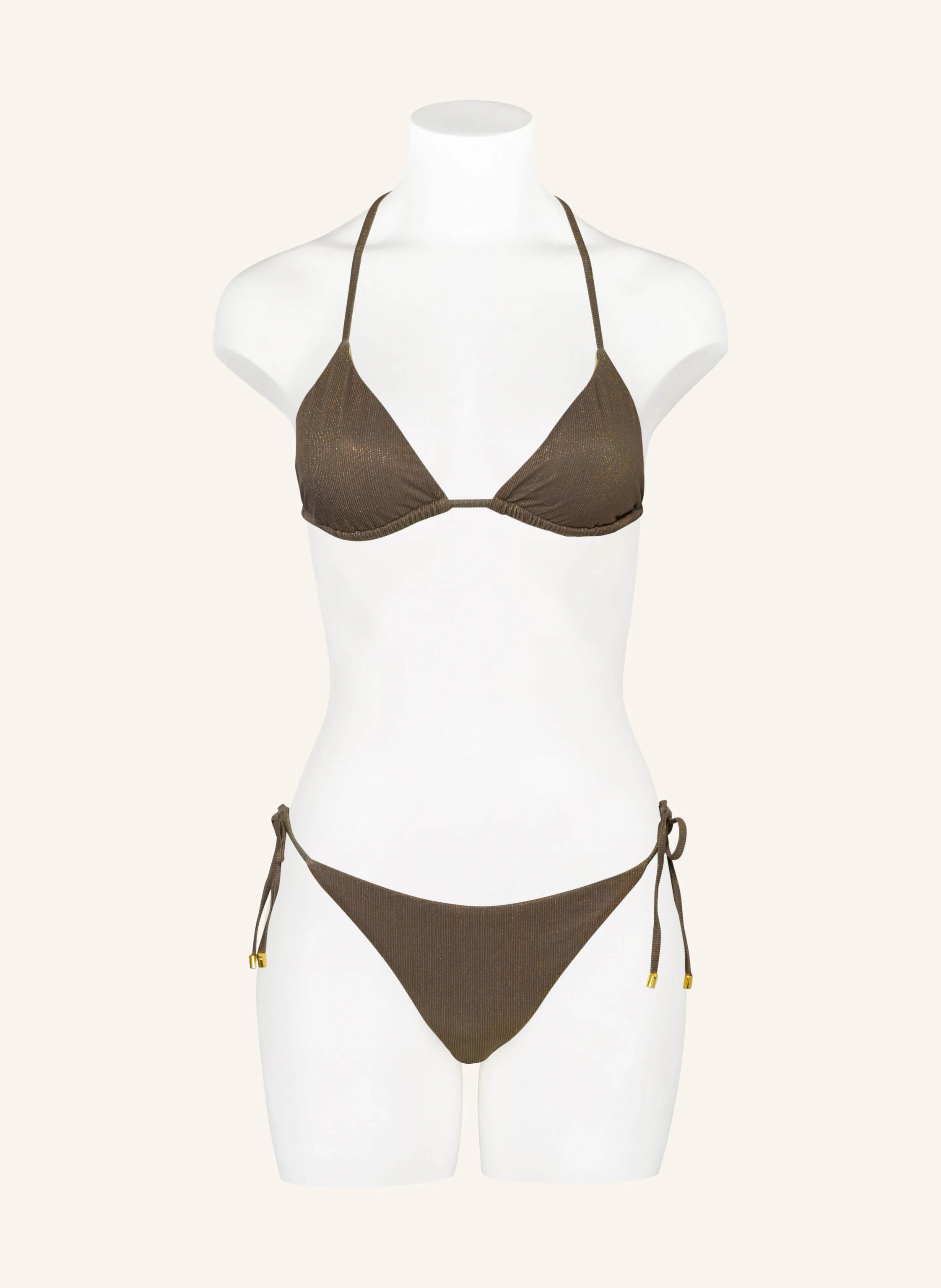 PQ Triangel-Bikini-Top LUCAYA CHAIN mit Glitzergarn