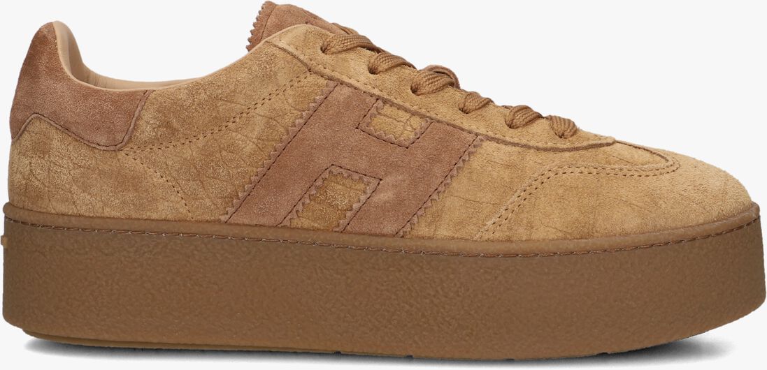 camel hogan lage sneakers h681 allacciato h