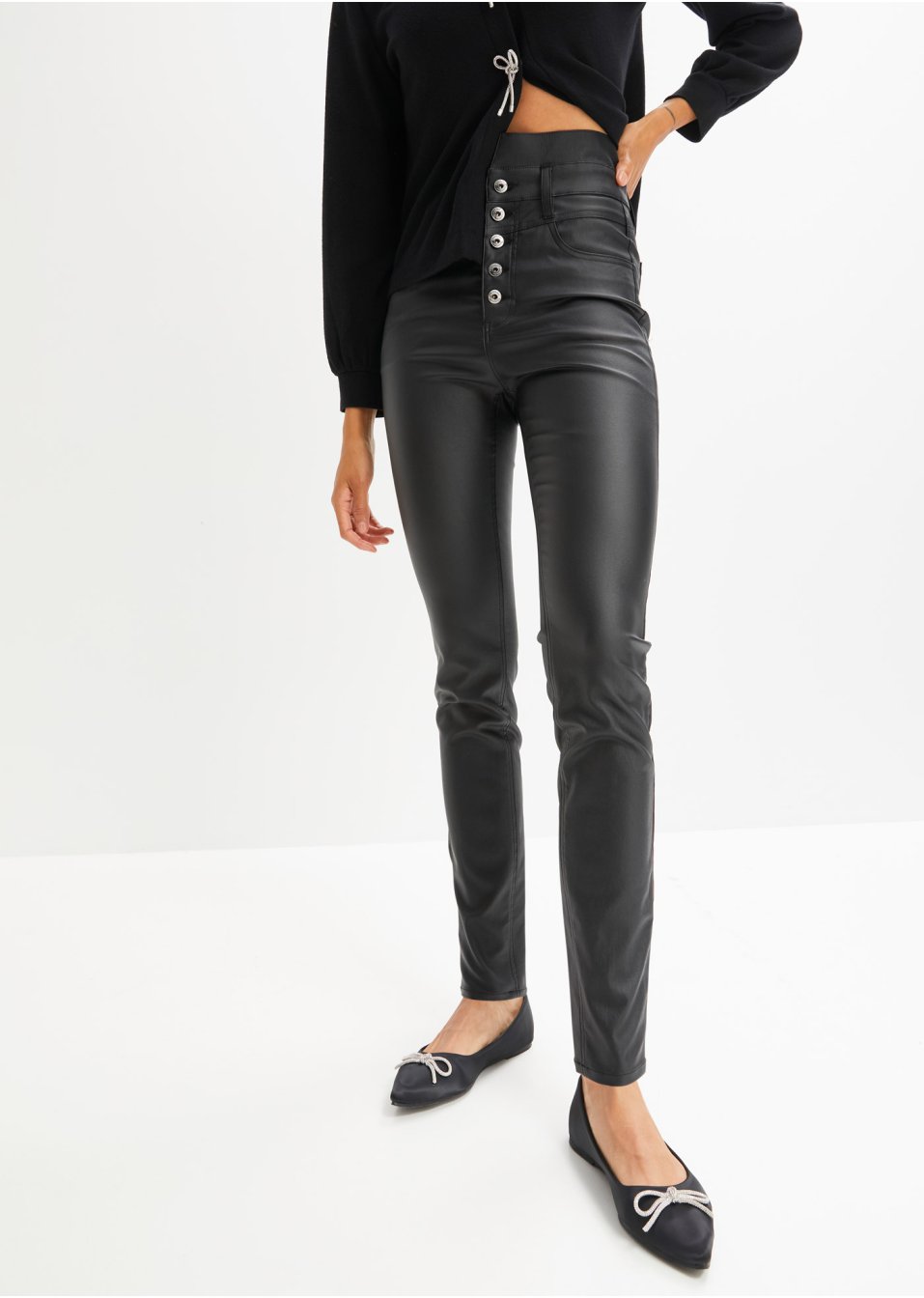 Pantalon taille haute