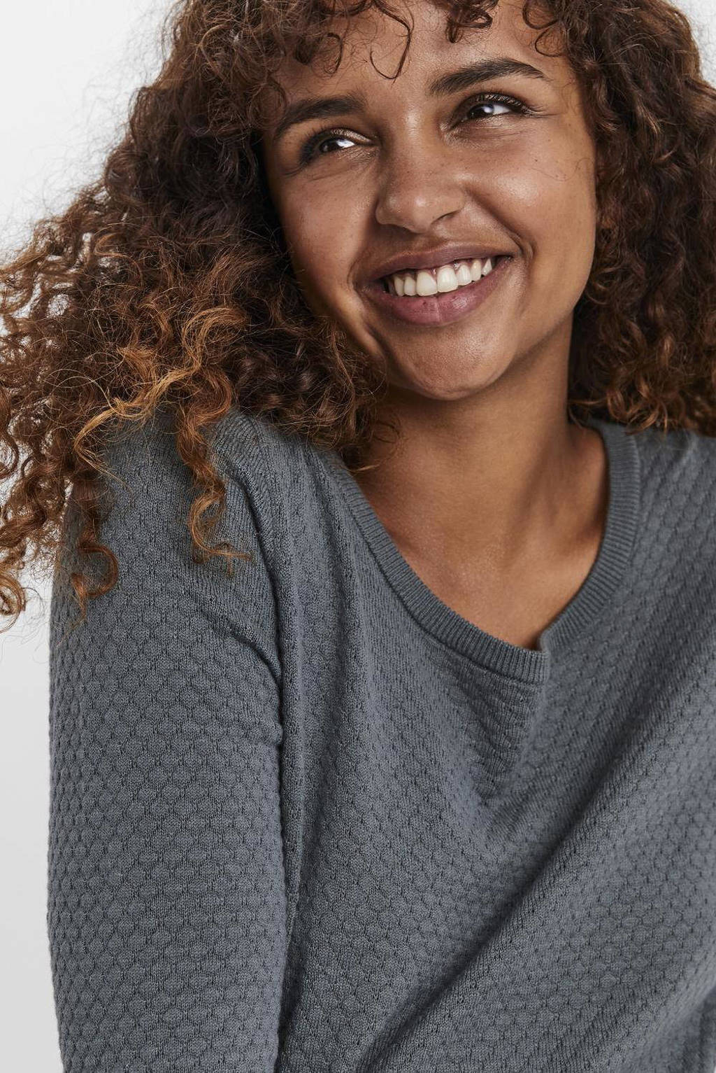 VERO MODA MATERNITY gebreide zwangerschapstrui grijsgroen