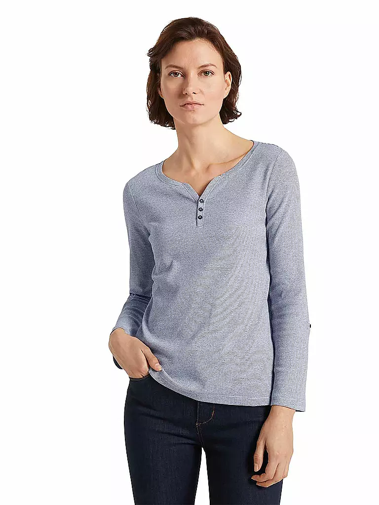 TOM TAILOR Langarmshirt blau