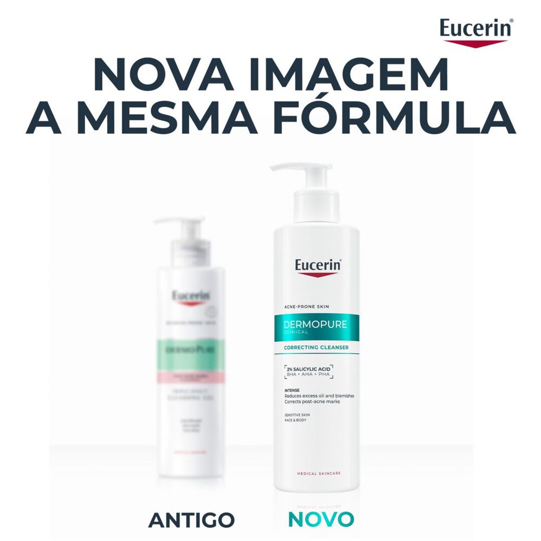 EUCERIN  DermoPure Gel de Limpeza Concentrado - 400ml