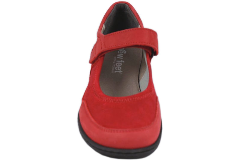 NEW FEET RØD BALLERINA