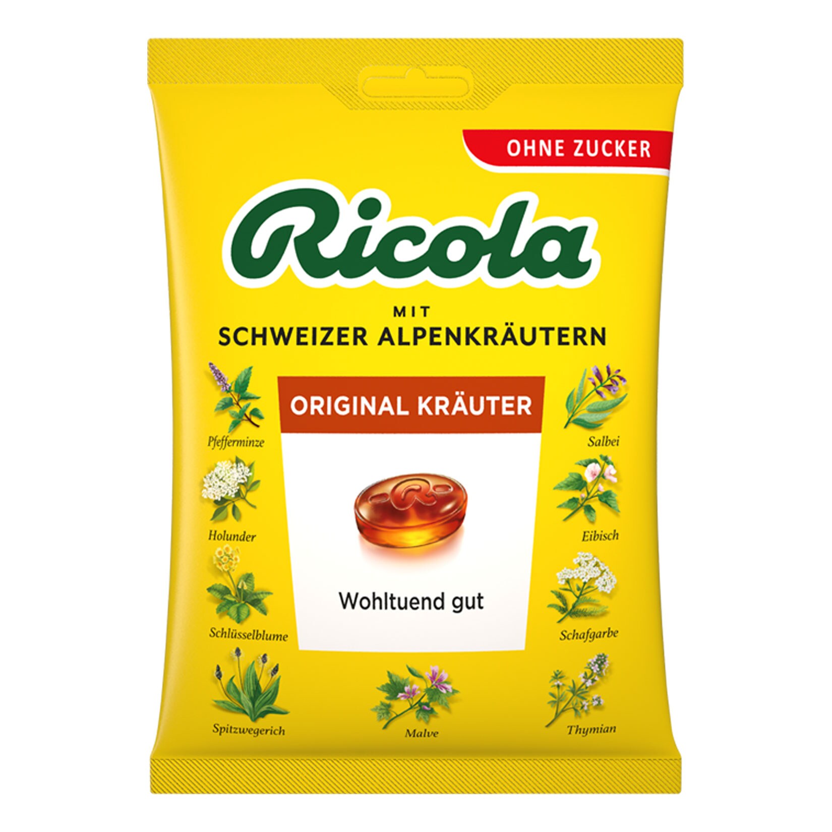 Ricola Kräuter Bonbons ohne Zucker 75 g, 18er Pack