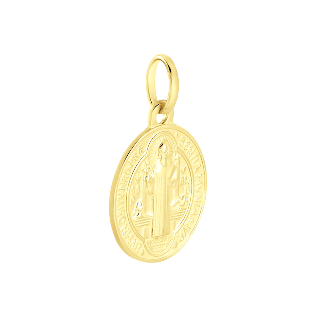 Médaille Or Jaune Saint Benoit