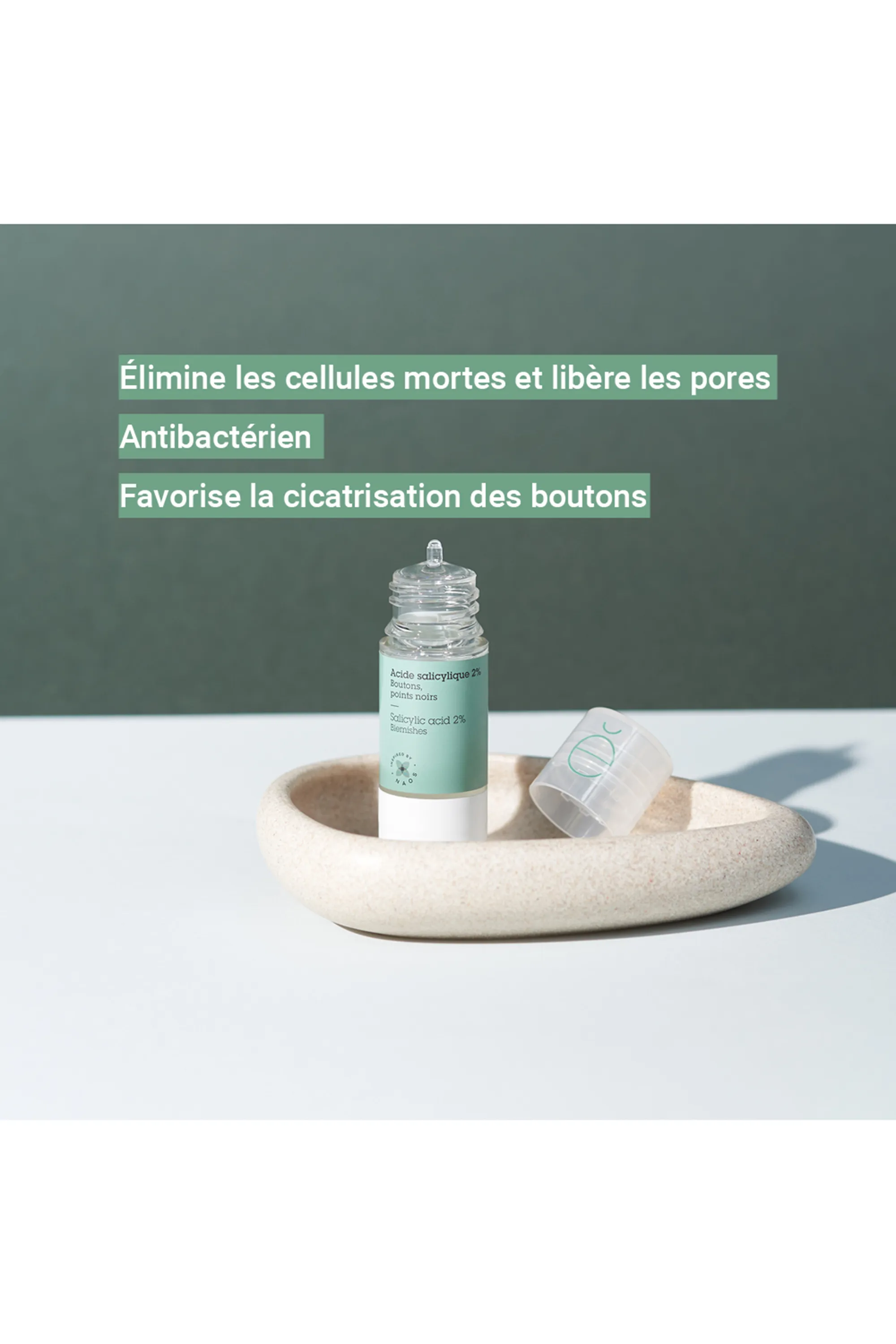 Etat Pur Actif pur Acide salicylique 2% boutons et imperfections-15 ml