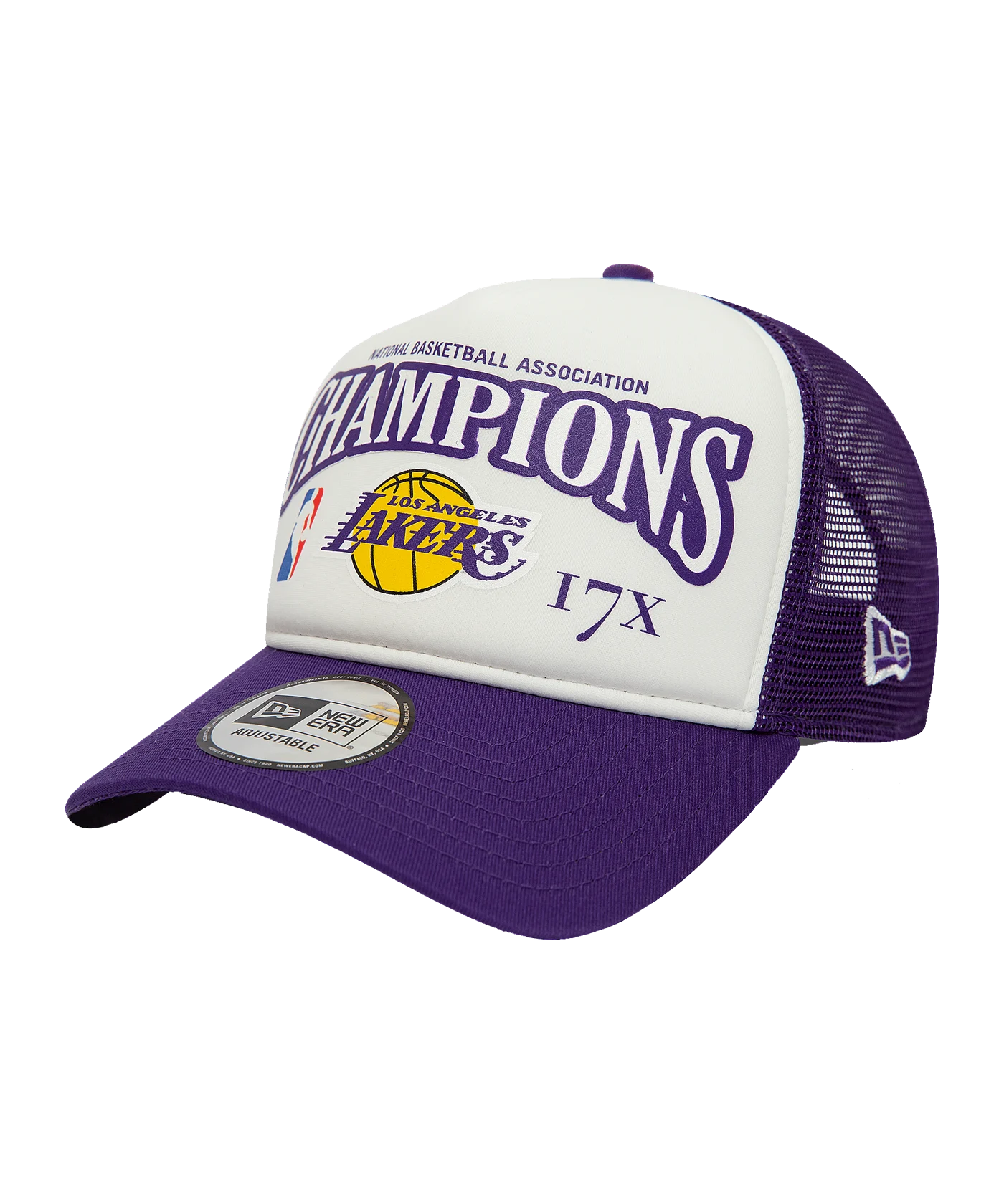 New Era LA Lakers League Trucker Cap Lila