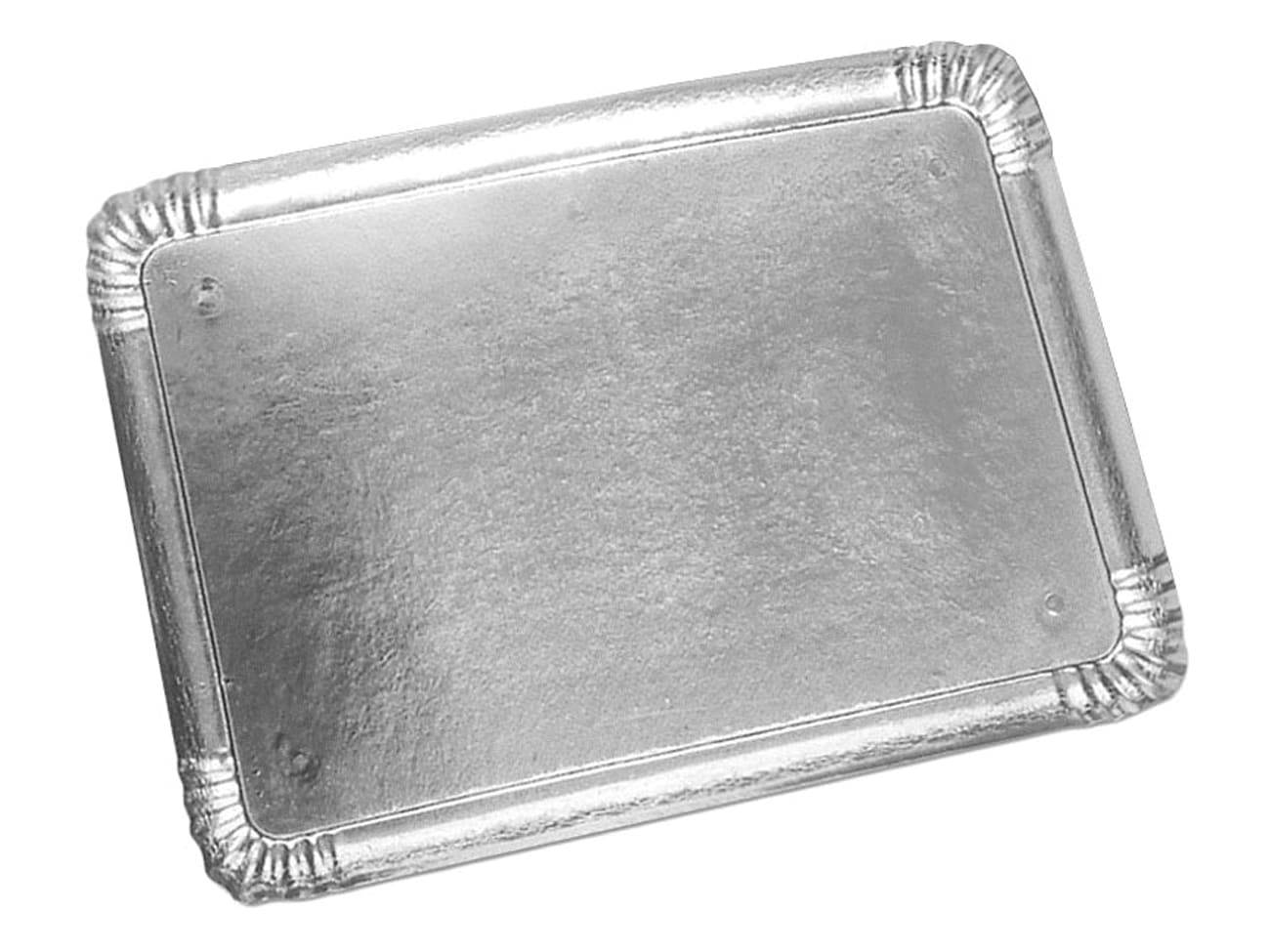 Plateau Traiteur (x 25) - finition argent - 34 x 25 cm - Tradiser