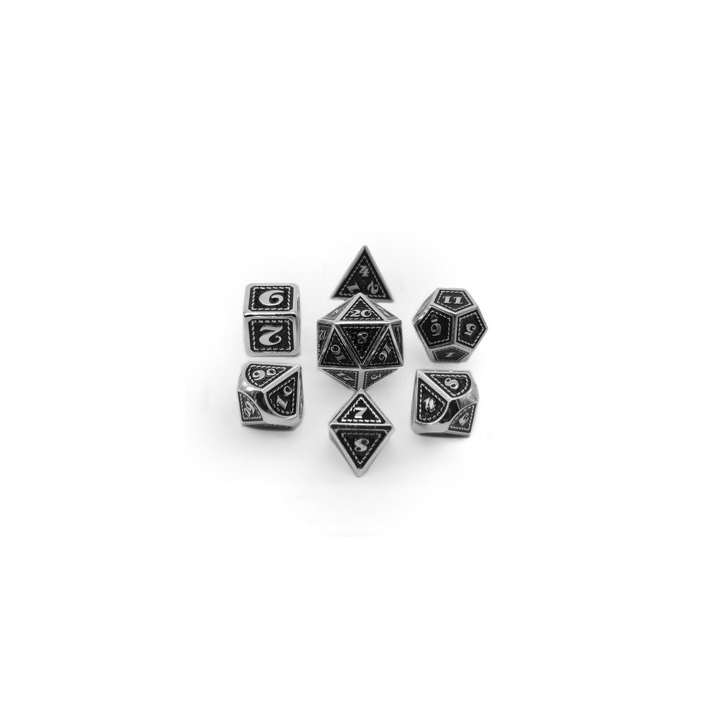 Set de 7 Dés JDR Répliquant : Dragons