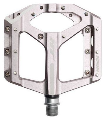 Paires de Pédales Plates HT Components Supreme ANS10 Gris