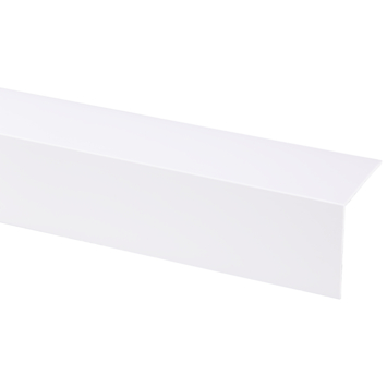 Hoekprofiel kunststof wit 50x50 mm 260 cm
