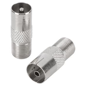 Q-Link coax adapter 1 male/FCON 1 female/FCON buitendraad