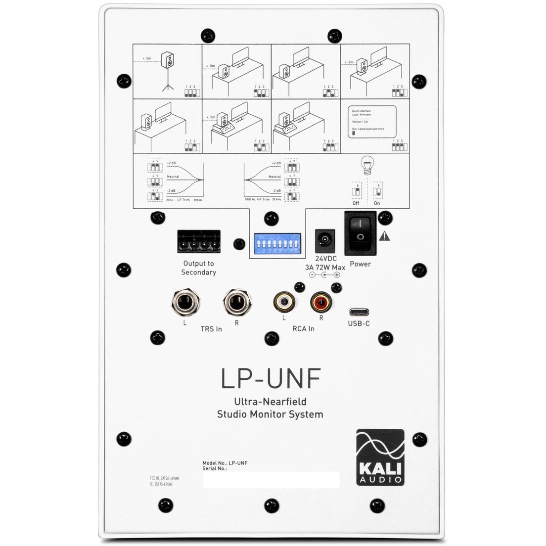 Kali Audio LP-UNF White actieve studiomonitoren (set van 2)