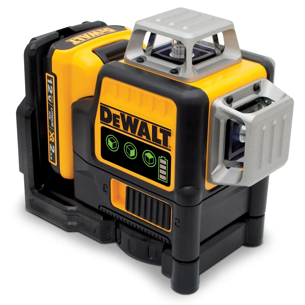 DEWALT 3 X 360 MULTI-LINE LASER LEVEL GREEN KIT DCE089D1G-XE