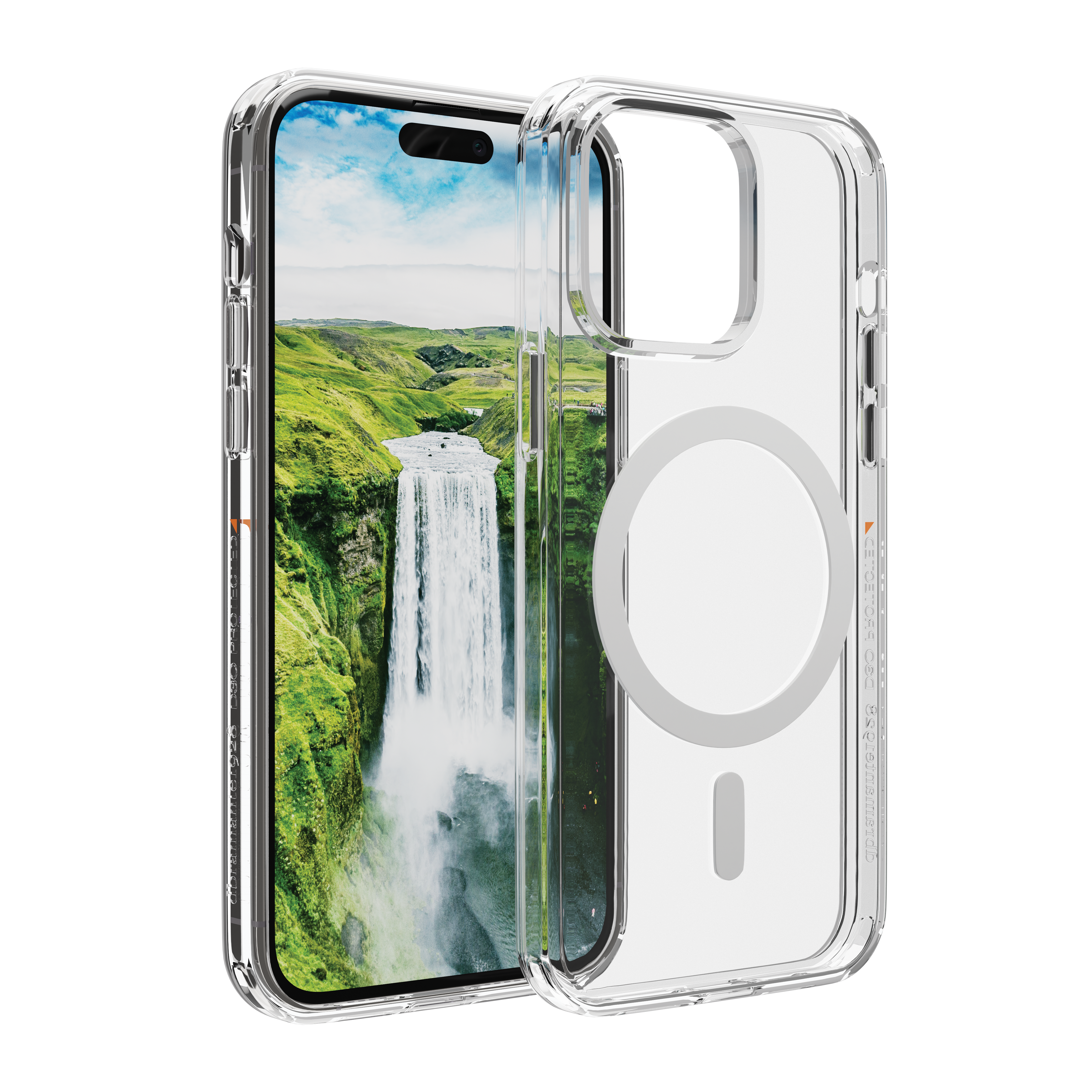 iPhone 15 Pro Max Hardcase Hülle Clear Case Iceland Ultra D3O MagSafe Recycled (IU67CL001905) - Transparent