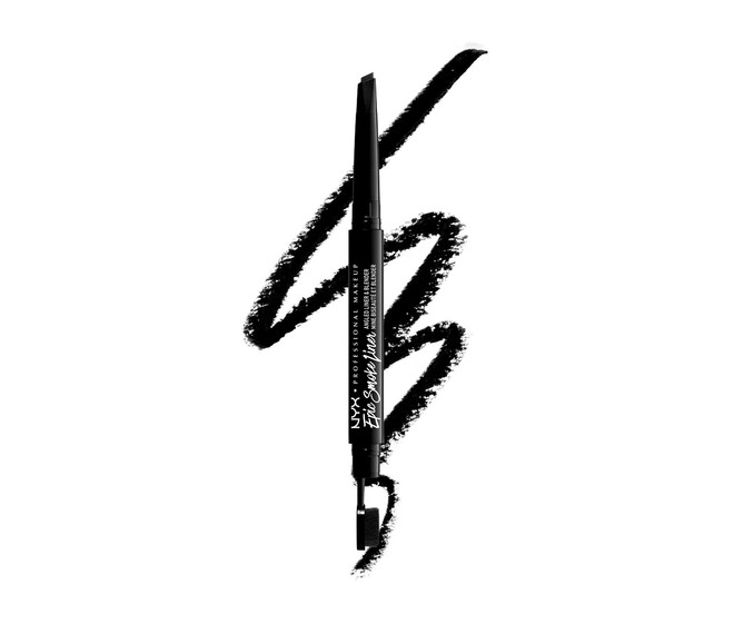 NYX Professional Makeup EPIC SMOKE LINER Angled Liner & BlenderBlack Smoke