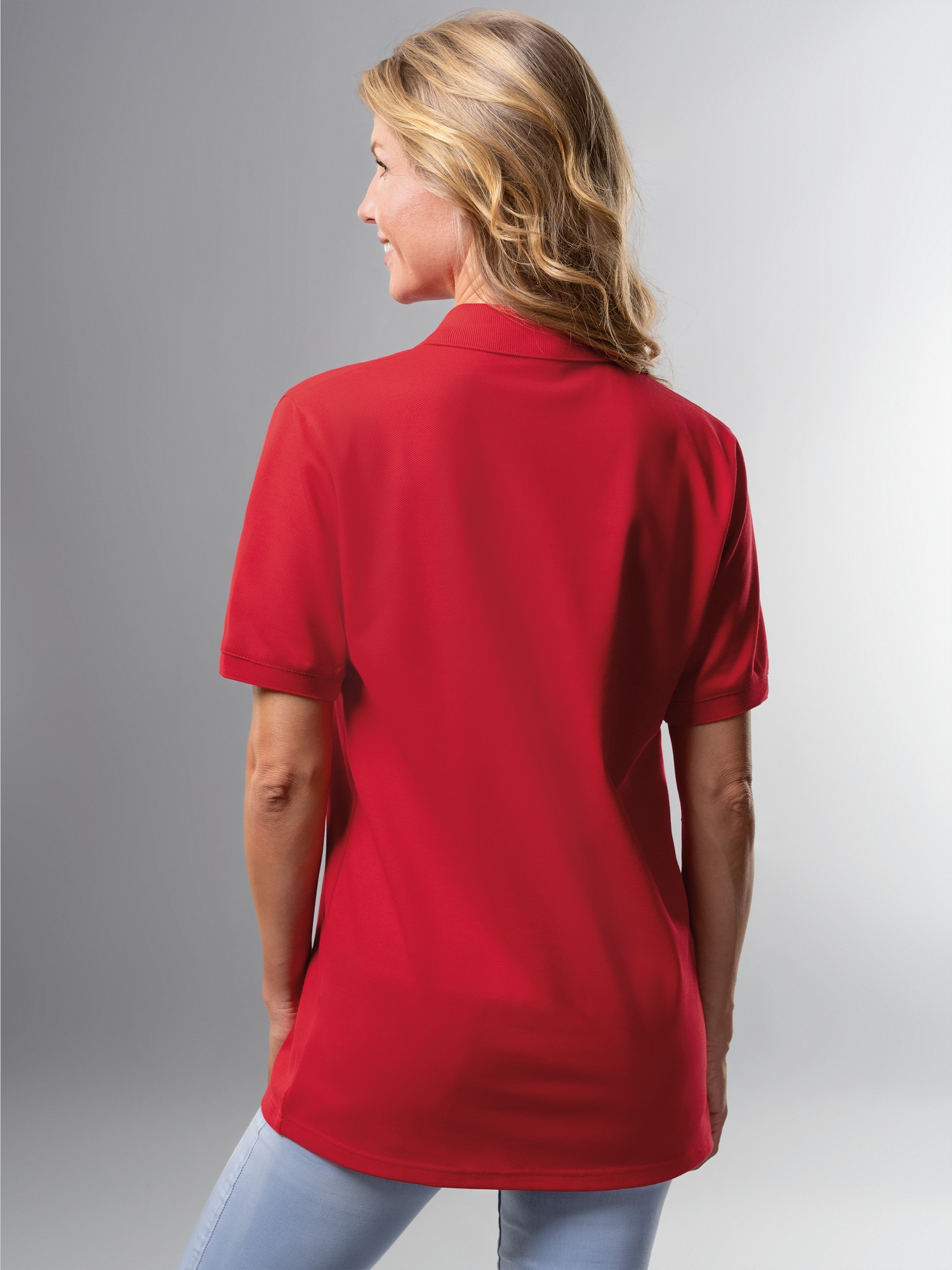 Poloshirt DELUXE Piqué Kirsch
