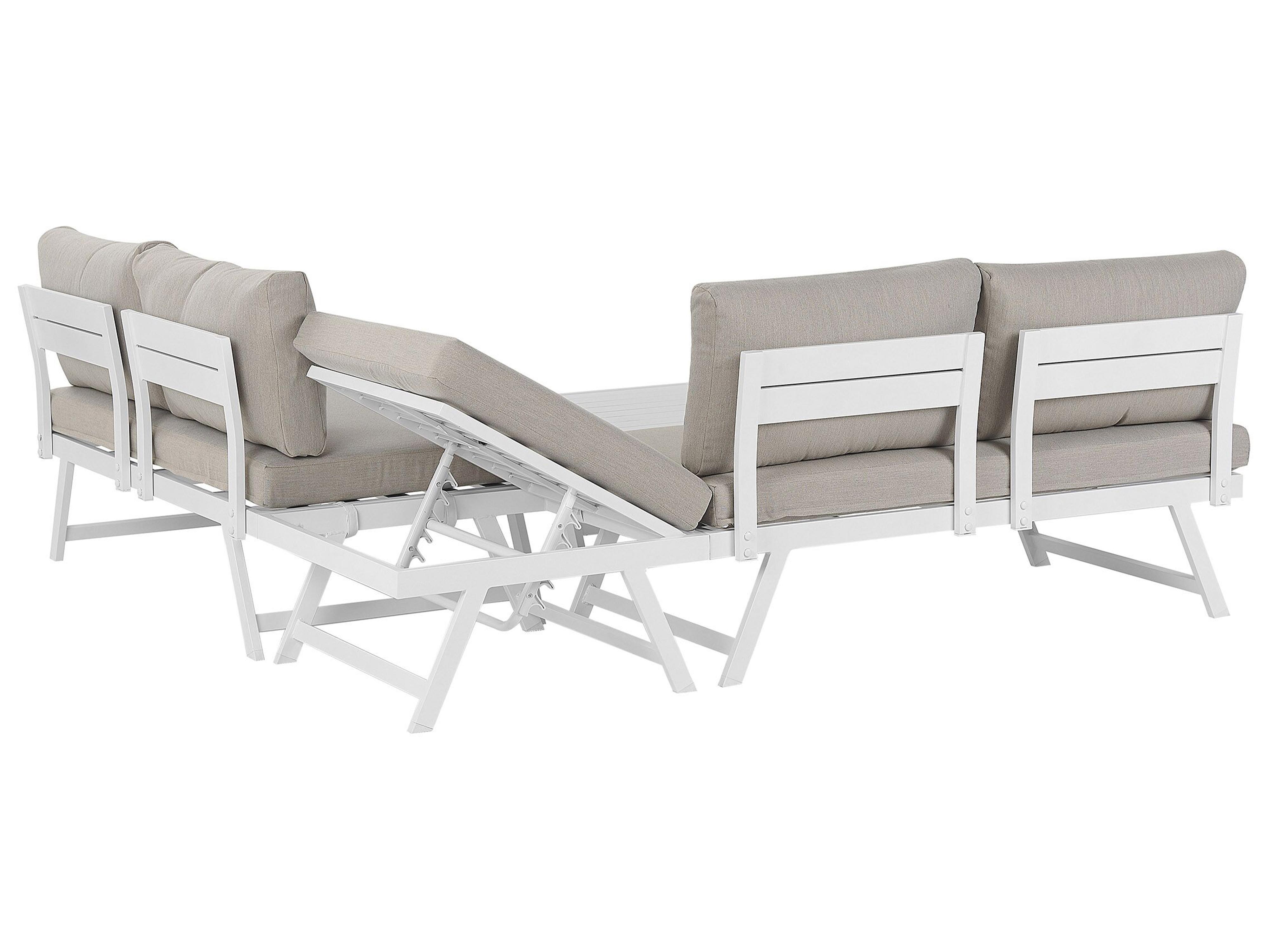 Set tuinkussenhoezen COCCORINO Taupe