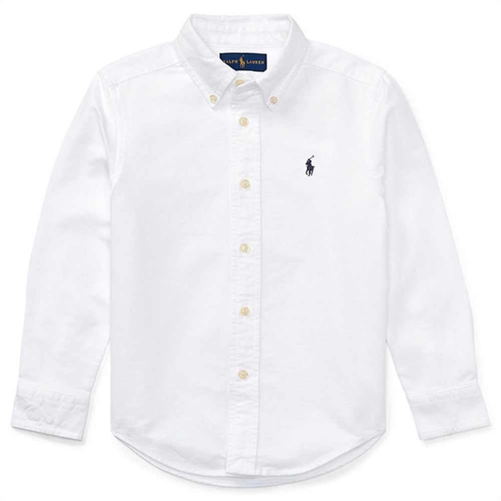 Køb Ralph Lauren Baby Boy Long Sleeved Skjorte White