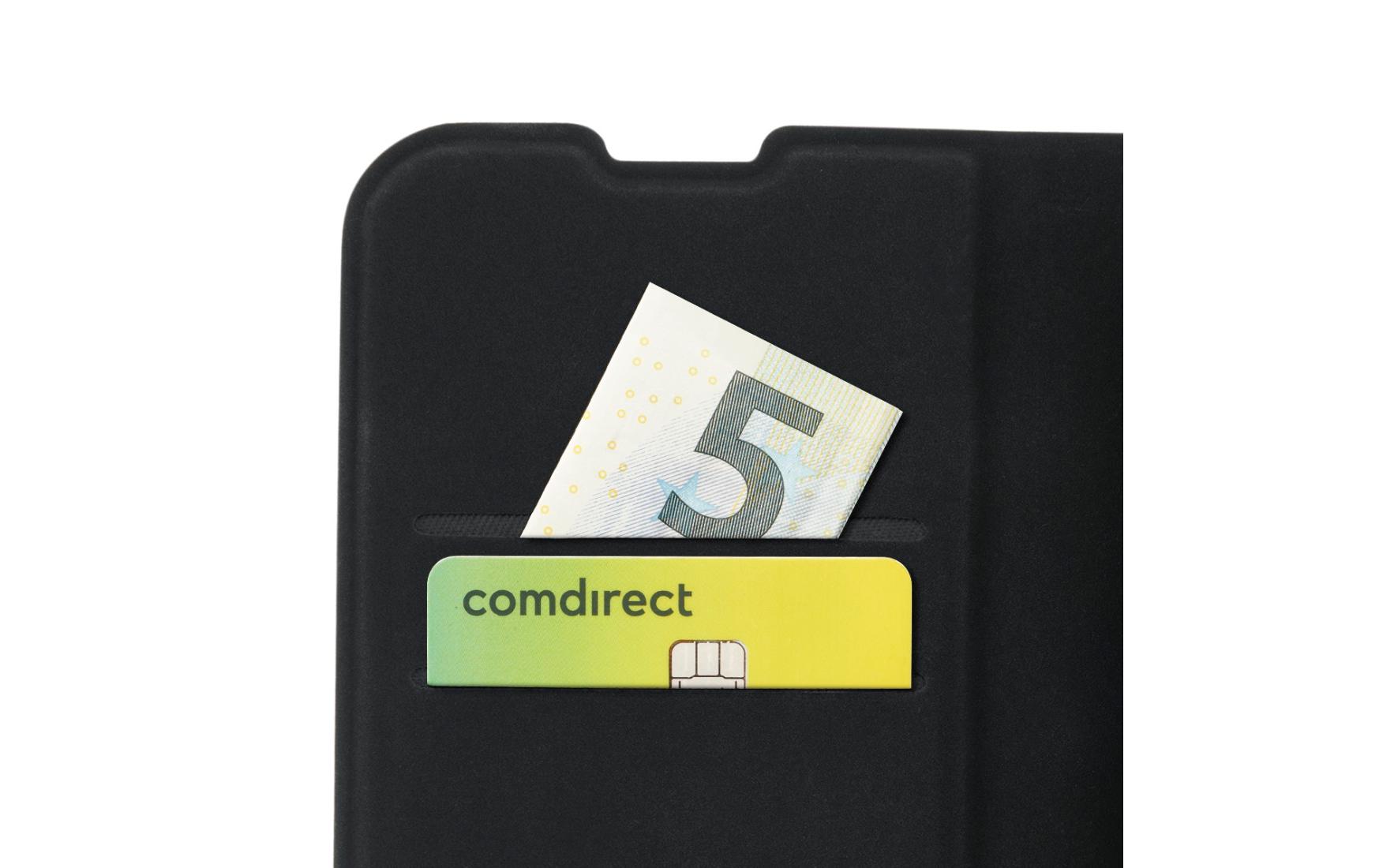 Book Cover Daily Protect Schwarz für iPhone 16 Pro MaxHama Daily Protect Handy-Schutzhülle 17.5 cm (6.9
