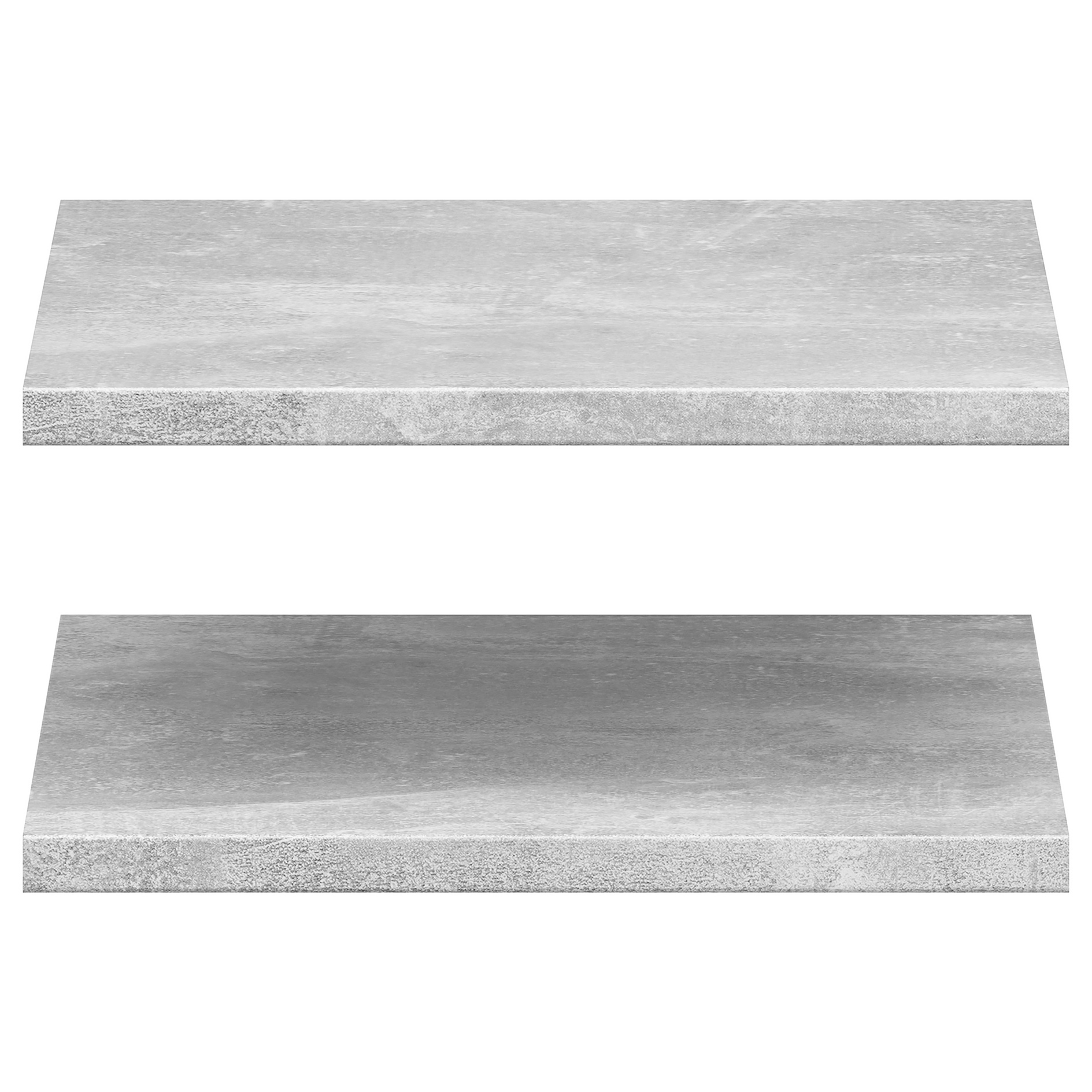 2-teiliges Einlegeboden-Set - Betonoptik - 27 cm