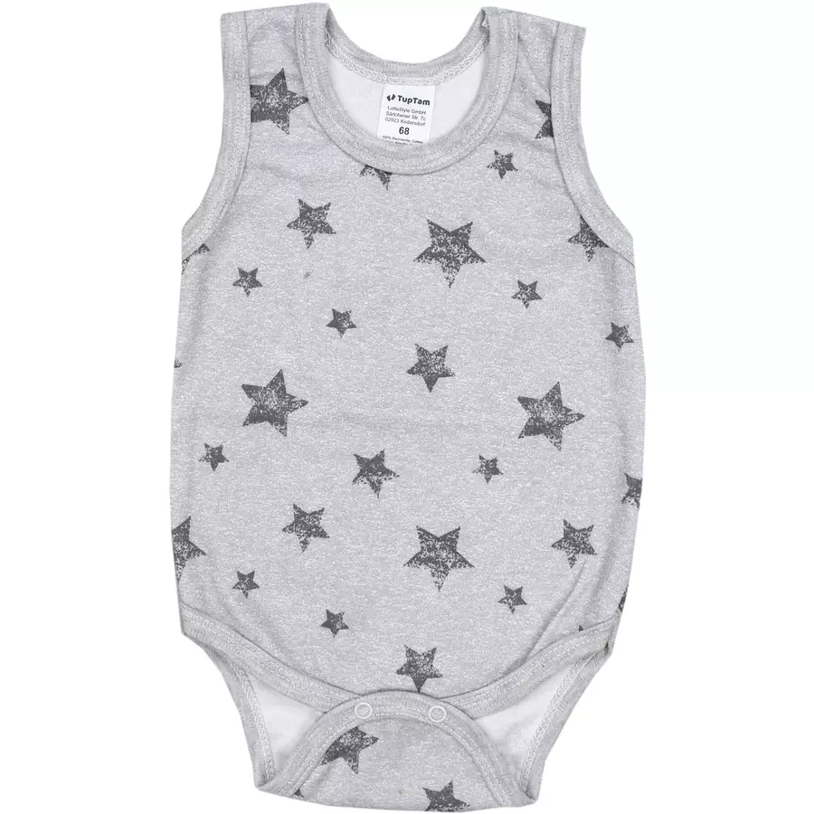 TupTam Baby Mädchen Achselbody 5er Pack rosagrau