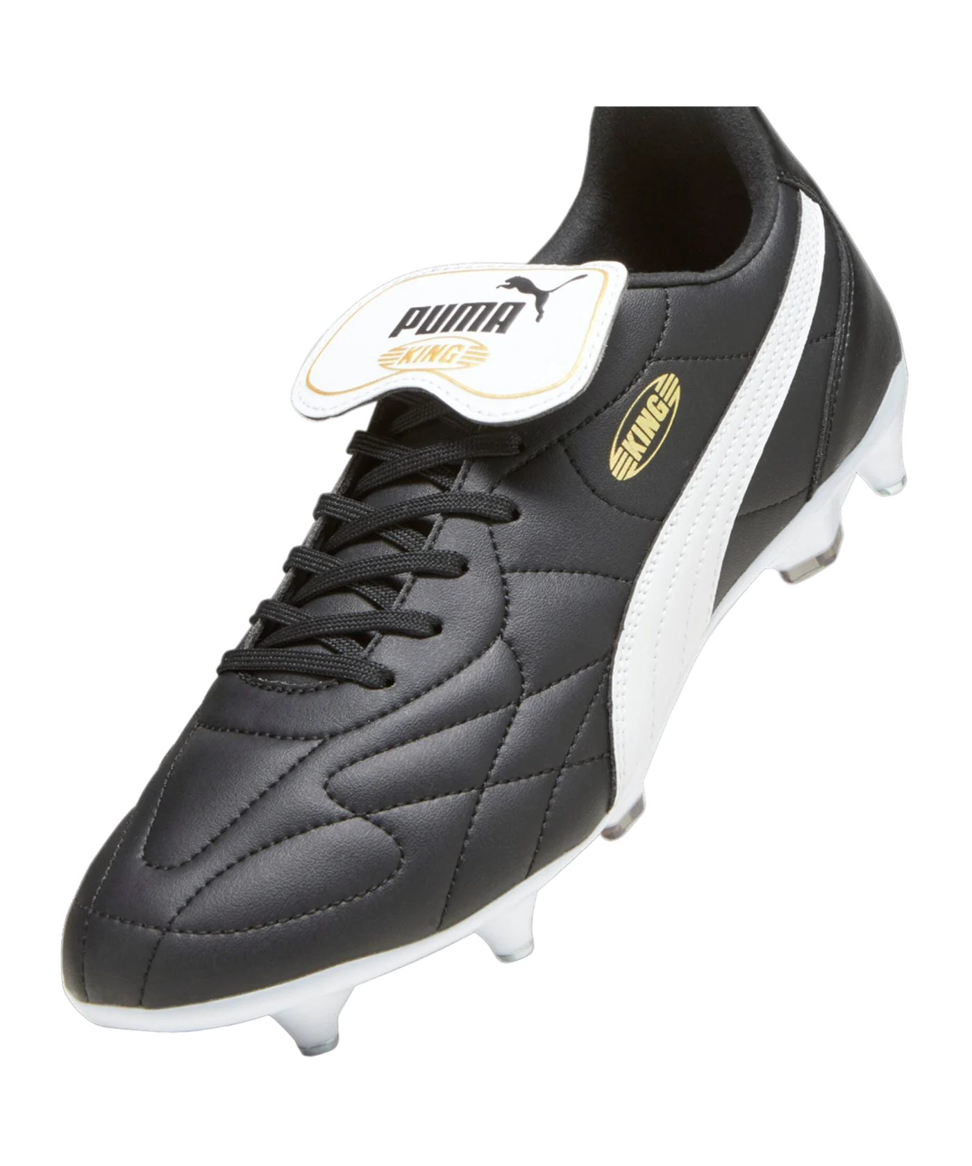 PUMA KING Top MxSG Schwarz Weiss Gold F01