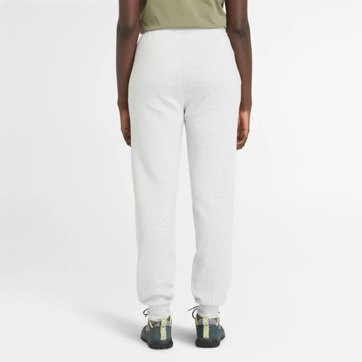Pantalon de survêtement à envers brossé pour femme en gris