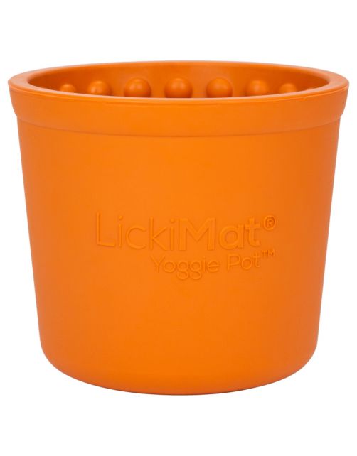 Lickimat Yoggi Pot - Slowfeeder Voor Afleiding. Plezier En Verrijking Ø10x9 cm - Hondenvoerbak